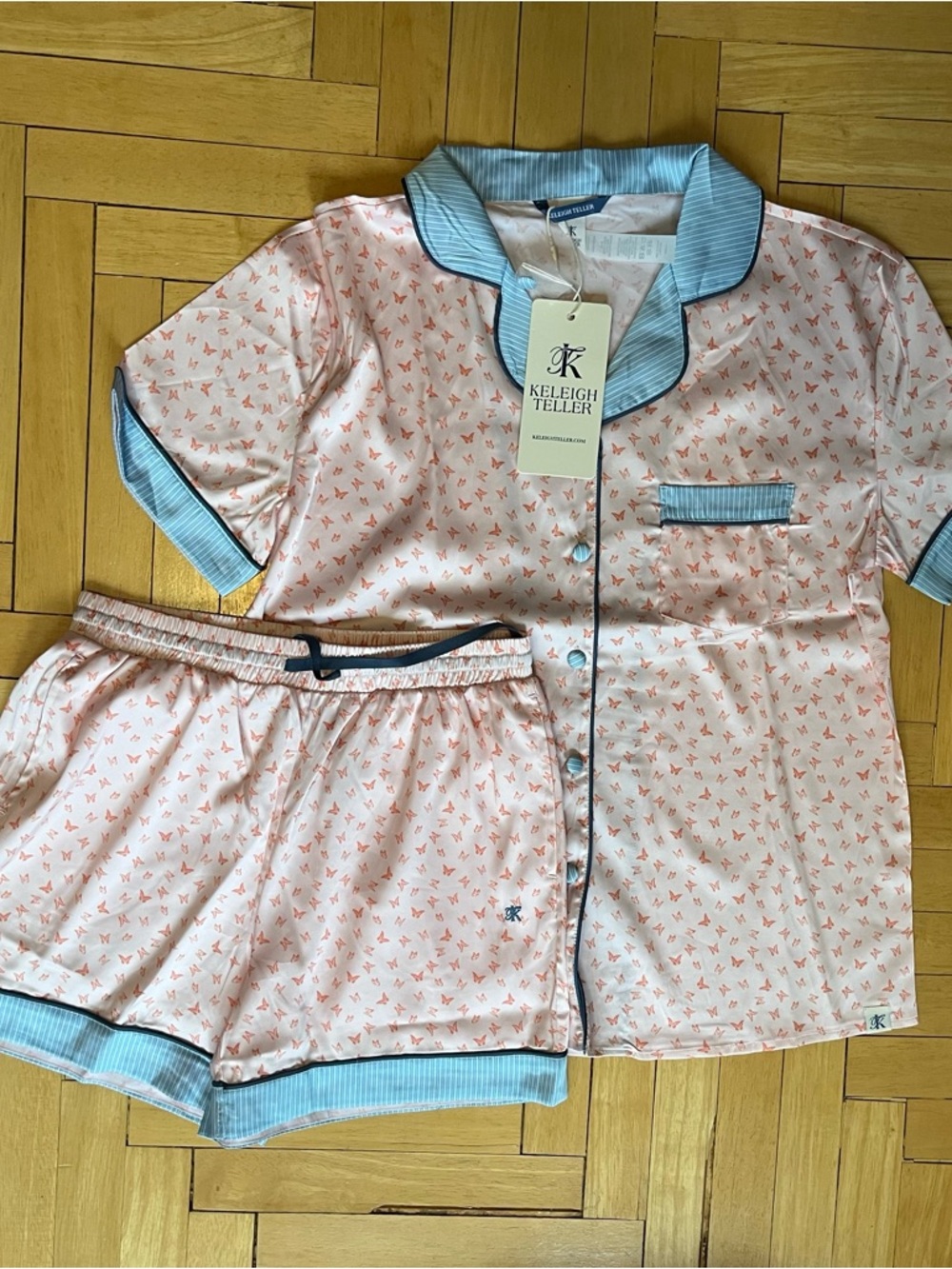 Keleigh Teller Grace PJ set sz S NWT